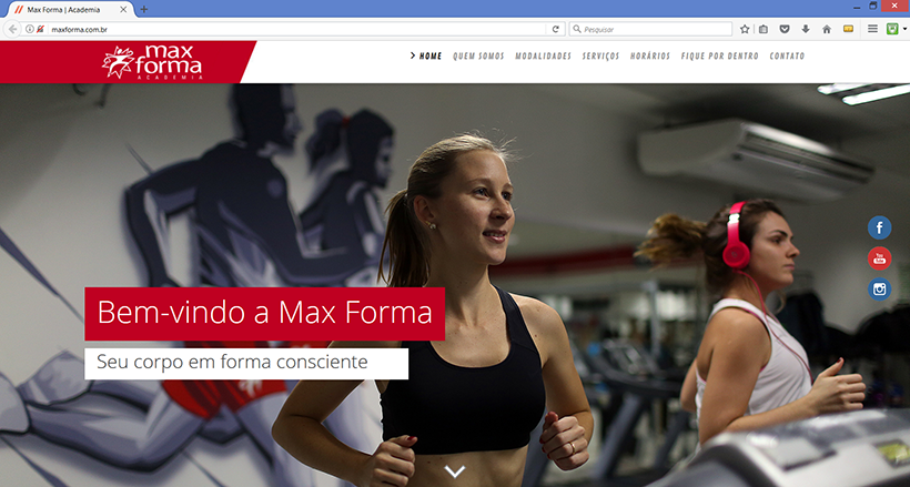 Site Academia Max Forma